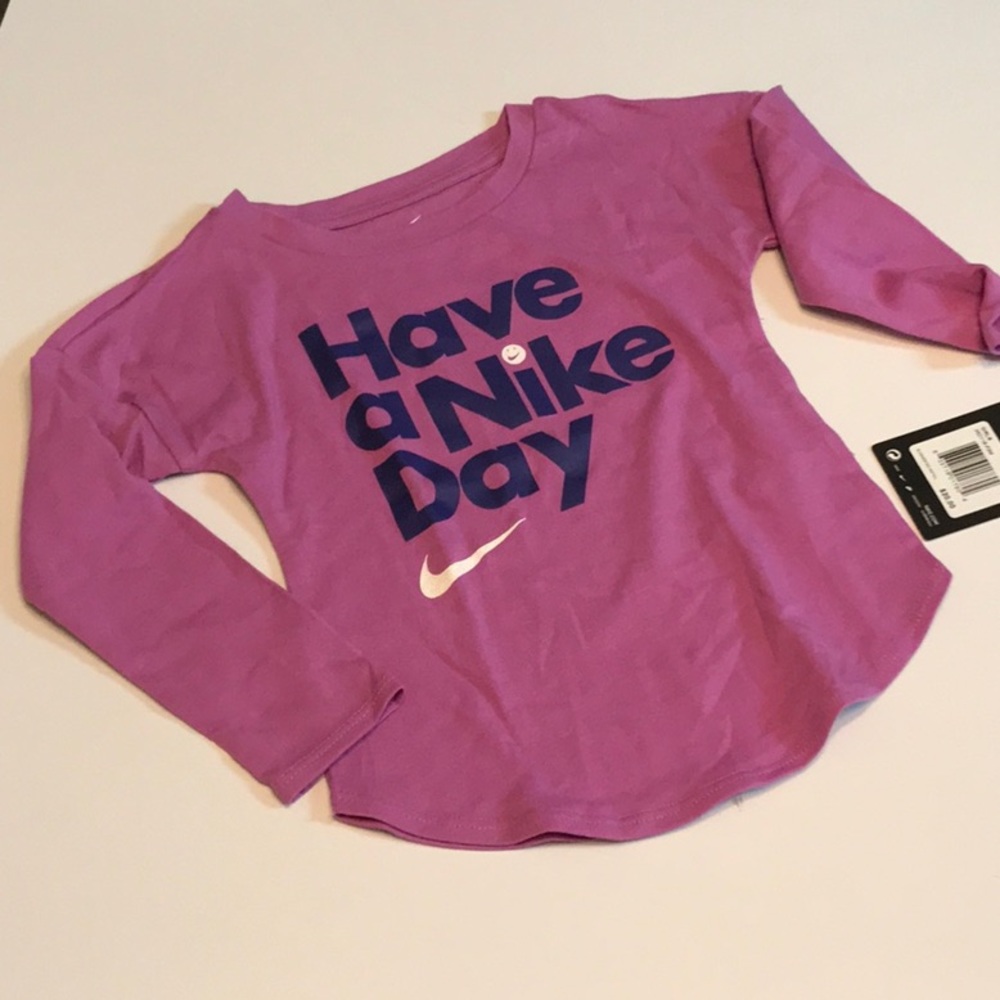 NWT Nike girls long sleeve t shirt - 2T